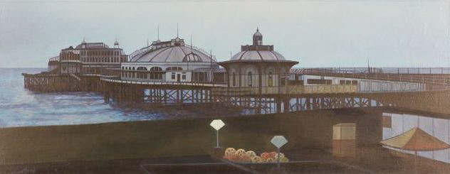 Bastian, Westpier at Brighton, 1995, l-L, 46 x 107 cm
